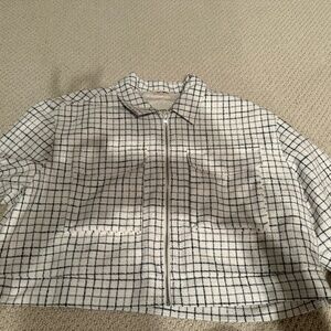 NWT: abrecrombie zipper suit jacket